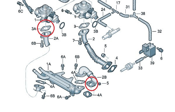 Suppression EGR pour TDI IP Injecteur pompe