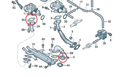 Suppression EGR pour TDI IP Injecteur pompe