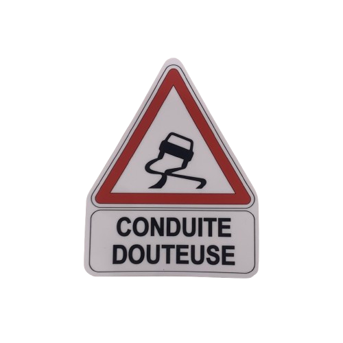 Sticker Conduite douteuse