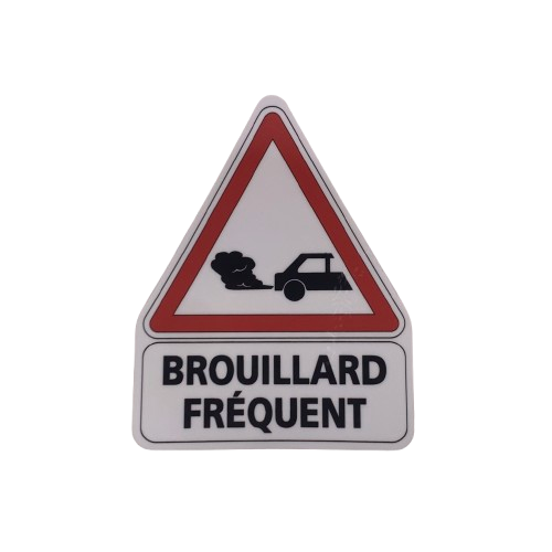 Sticker Brouillard Fréquent